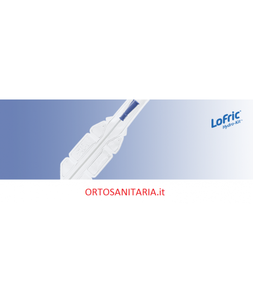 Cateteri Lofric hidro kit autolubrificanti uomo Tiemann 40 cm. CH10-4251030